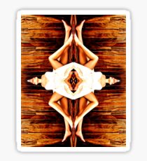 Cross Women Sticker