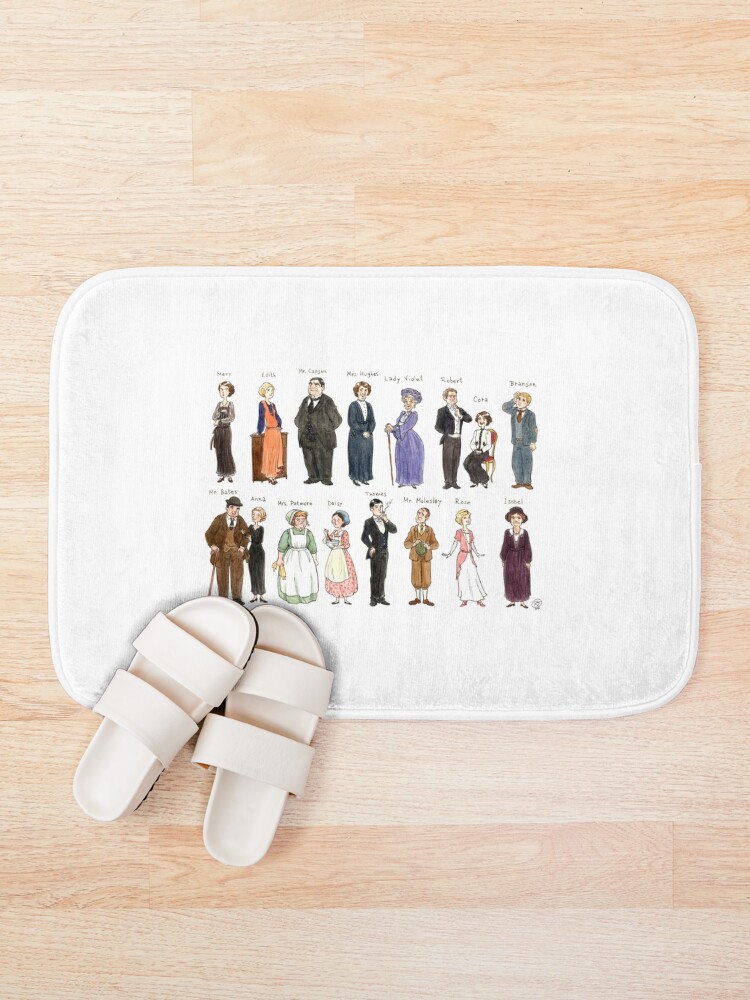 Alternate view of Downton A. Portraits Bath Mat