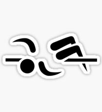 High jump Sticker