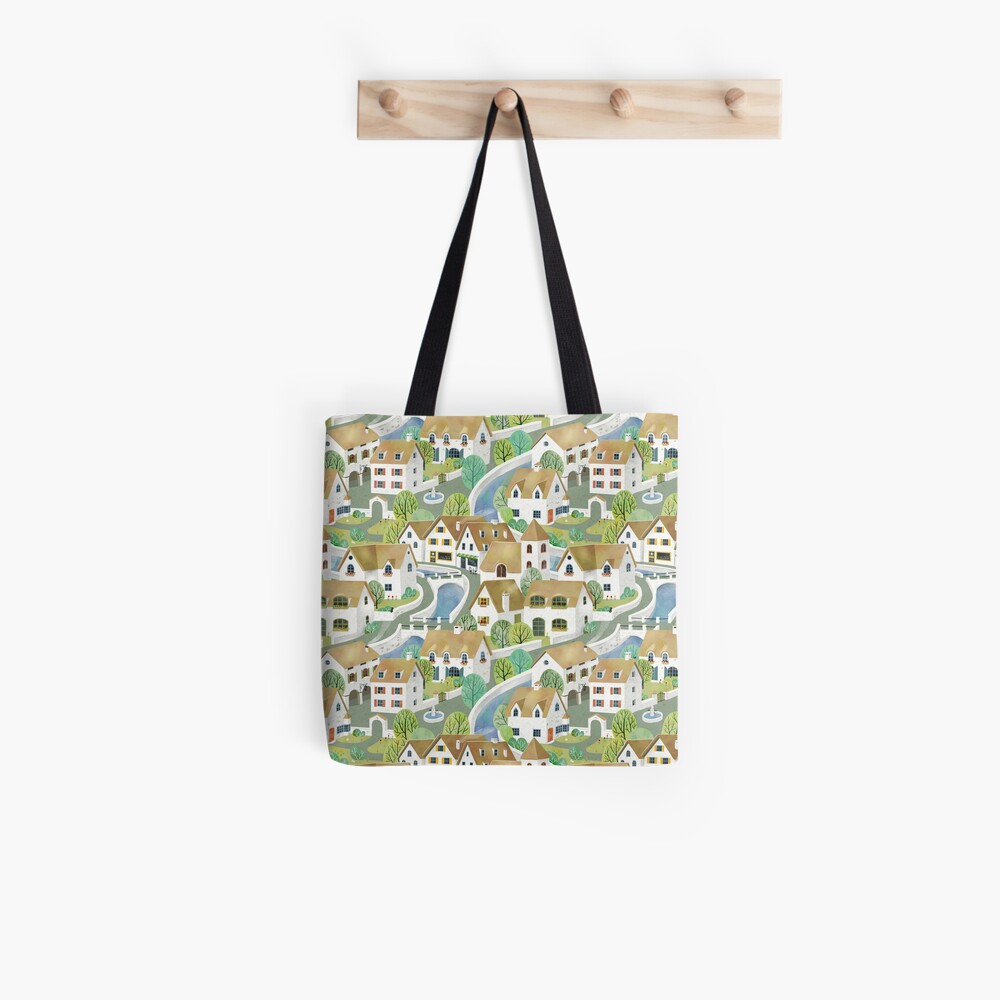 Kleine Stadt Stofftasche