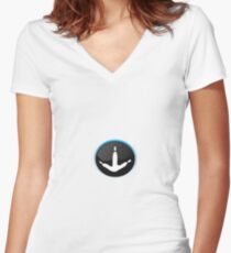Sabayon Linux Women's Fitted V-Neck T-Shirt