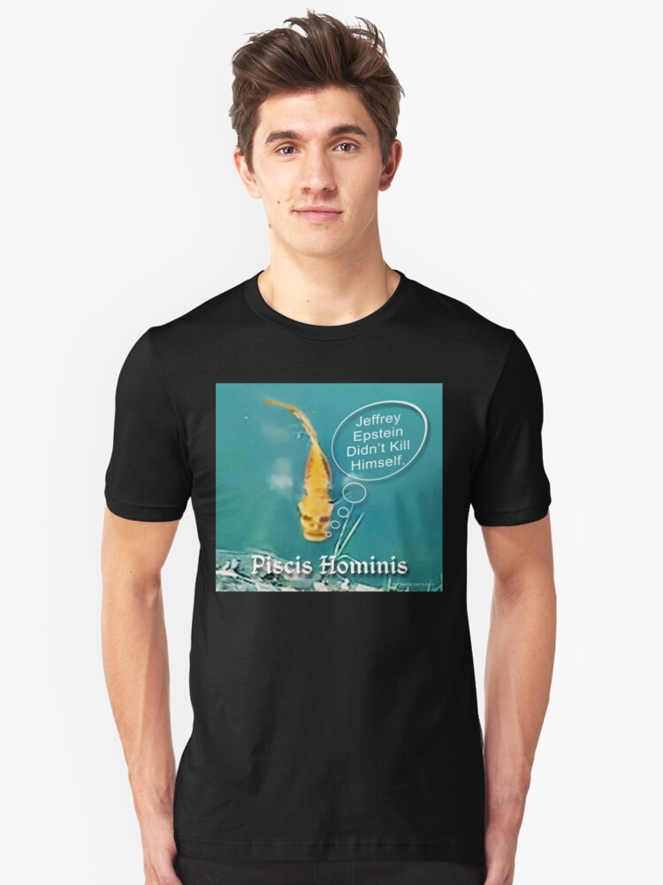 Alternate view of Swimming with the Fishes Slim Fit T-Shirt