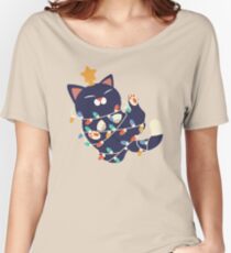 Christmas Kitty Relaxed Fit T-Shirt