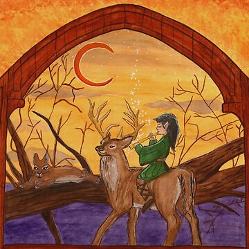 Artwork thumbnail, Enchanted Sorceror Child, Merlin by CarolOchs