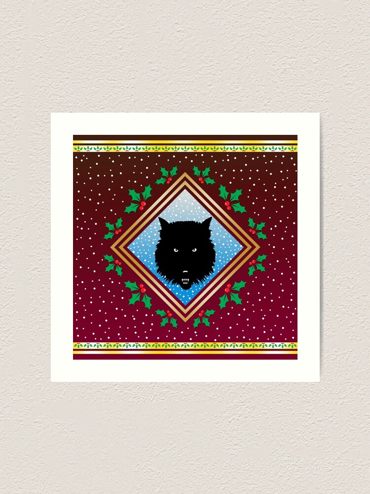 Alternate view of The Wolves Are Running Robin Red Fresco Art Print