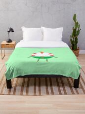 Peppermint Butler it's christmas!! Throw Blanket