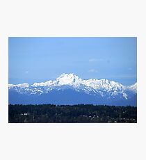 Olympic Mountains Photographic Print