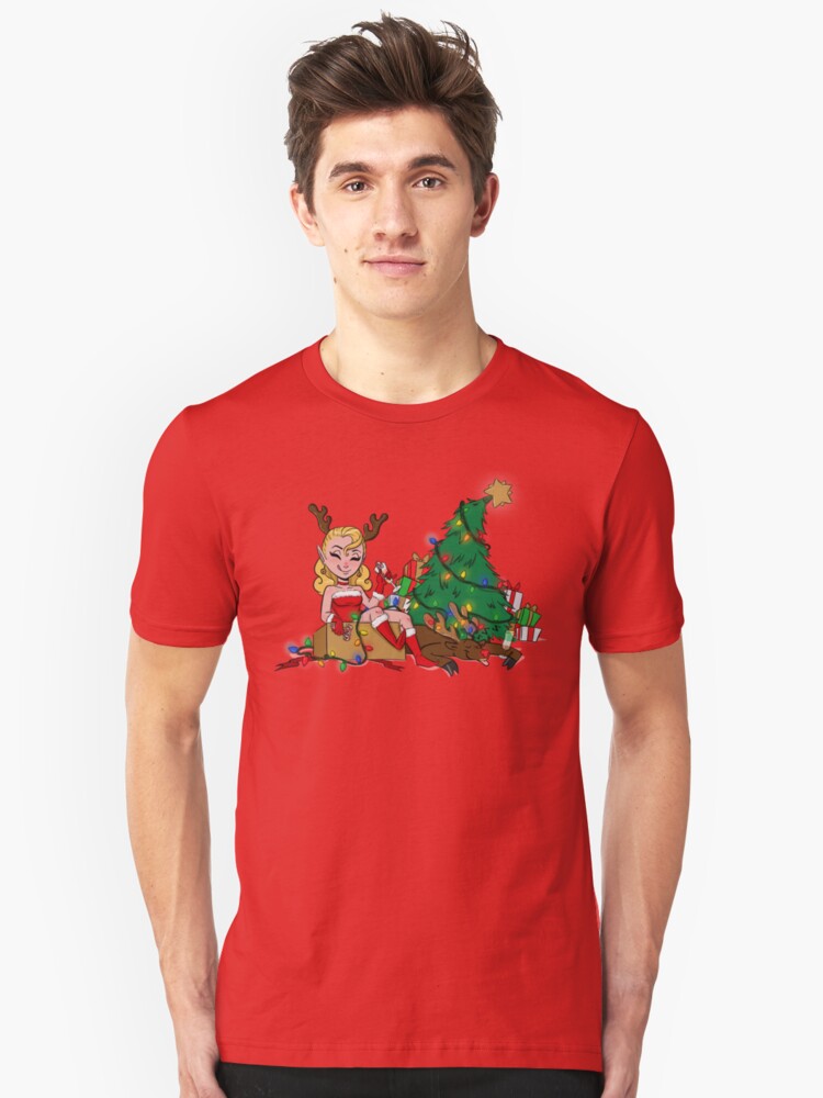 Alternate view of Merry Elf Slim Fit T-Shirt