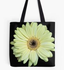 Pale yellow Gerbera Tote Bag