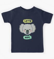 Schläfriger Koala Kinder T-Shirt