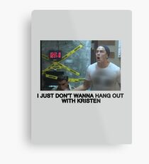 JUST LET IT GO Metal Print