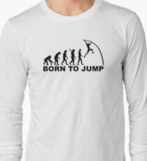 Evolution Born to jump pole vault Long Sleeve T-Shirt