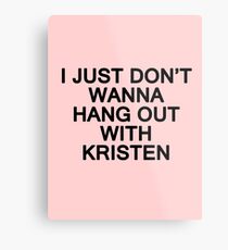 JUST LET IT GO Metal Print