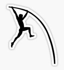 Pole vault Sticker