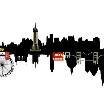 Artwork thumbnail, NYC and London by lidimentos
