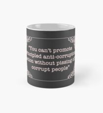 Kent Corruption Quote - tRump Impeachment Hearings (pink) Classic Mug