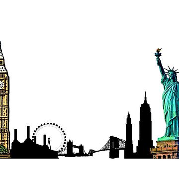 Artwork thumbnail, London & New York City by lidimentos