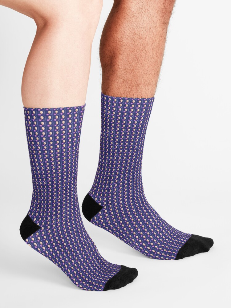 Alternate view of My Mug on Your Mug - Vintage Motor Garage Socks