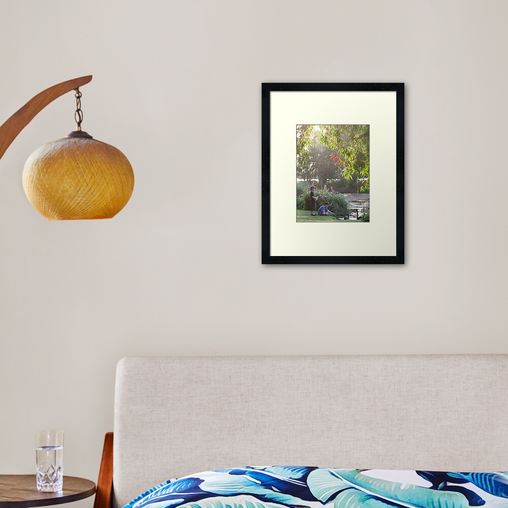 "Picnic with nature-Baldwin swamp in Bundaberg" Framed Art Print
