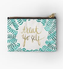 Treat Yo Self – Turquoise Studio Pouch