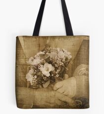 Golden wedding posy Tote Bag