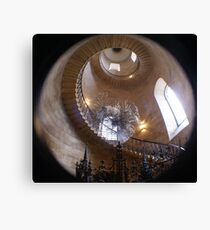Christopher Wren's Geometric Staircase, St Paul's Cathedral, London Canvas Print