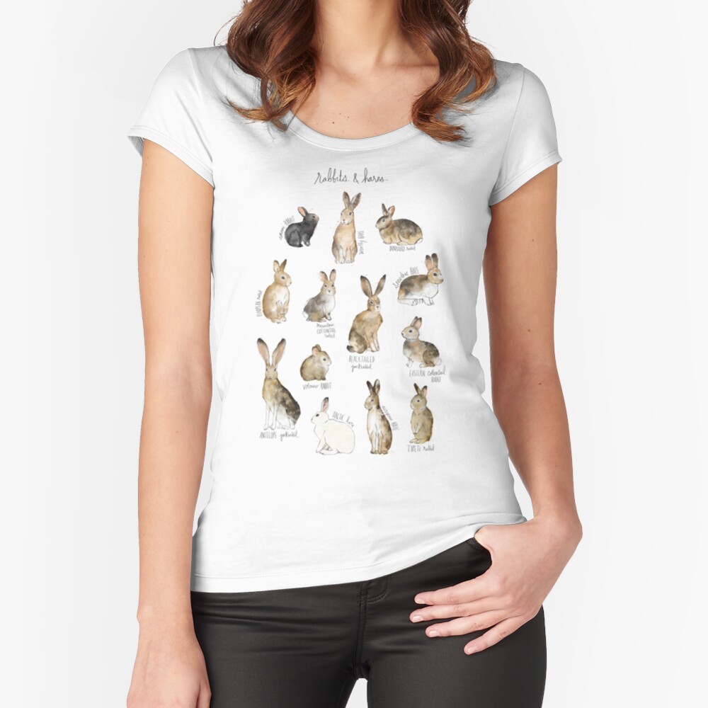 Rabbits & Hares Fitted Scoop T-Shirt