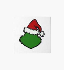 grinch icon Art Board Print