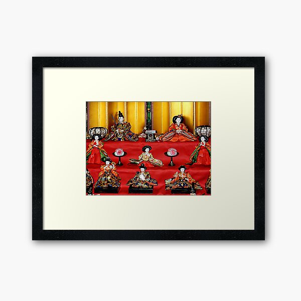 Japanese Doll Festival Framed Art Print