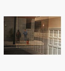 conversation in reflection Photographic Print
