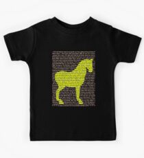 "The Year Of The Horse" Clothing Kids Tee