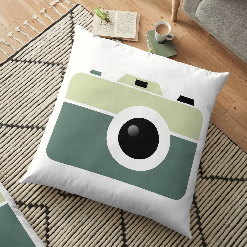 Camera Lovers Floor Pillow