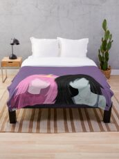 Princess Bubblegum and Marceline Throw Blanket