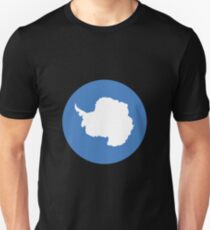 Antarctica Flag Slim Fit T-Shirt