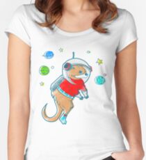 Otter Space Women's Fitted Scoop T-Shirt