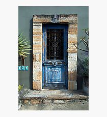Blue door Photographic Print