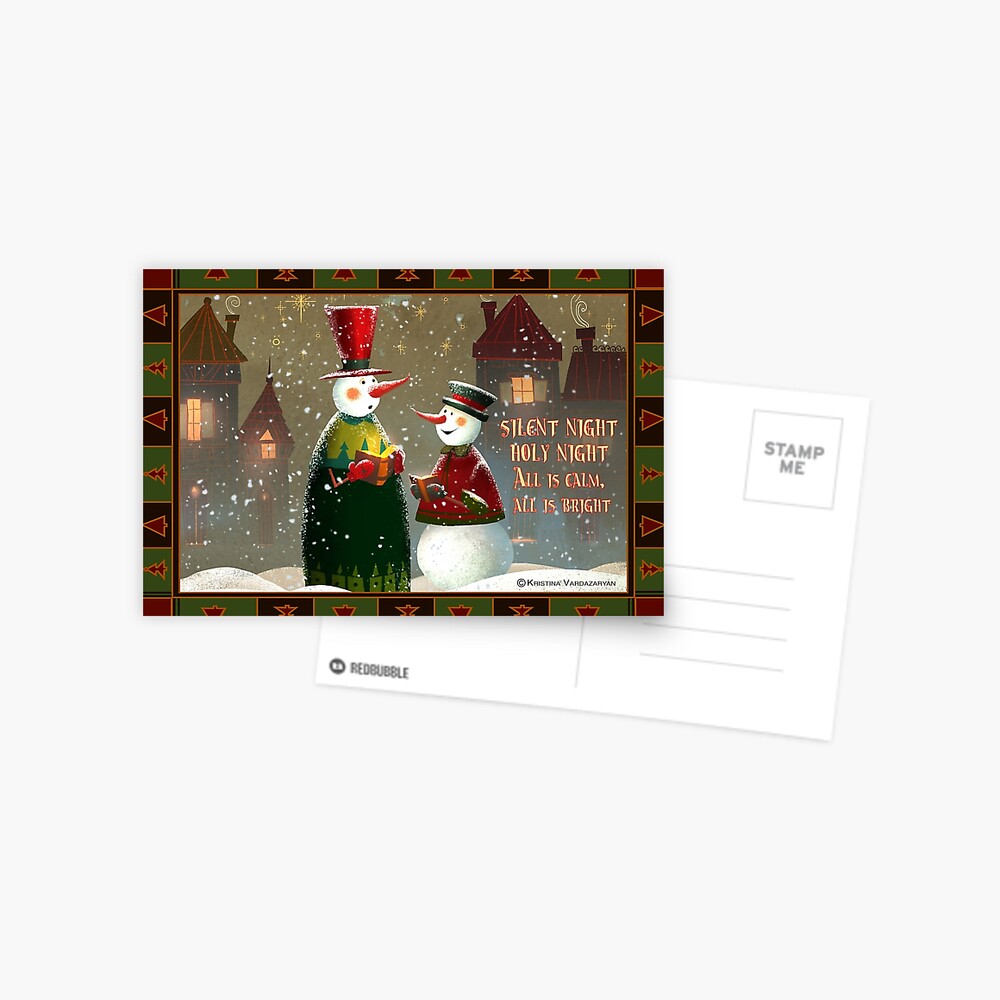 Silent Night Postcard