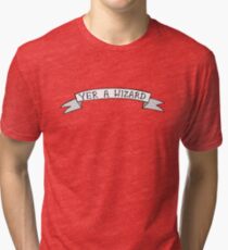 YER A WIZARD Tri-blend T-Shirt