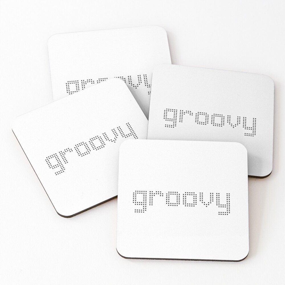Groovy design Coasters (Set of 4)