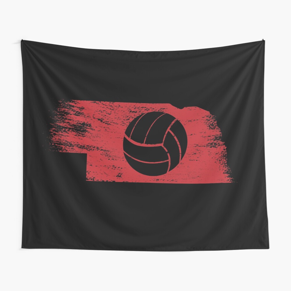 Volleyball In Nebraska Wall Tapestry