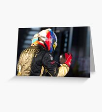 Petrov 2011 Australia GP Greeting Card