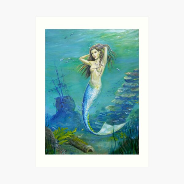 Mermaid of the Deep Art Print