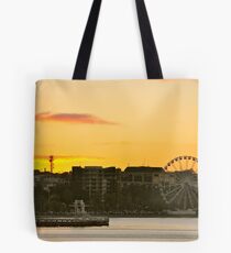 Eastern Beach Just on Sunset Tote Bag