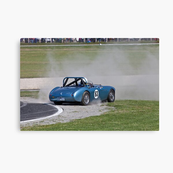 Kicking the dust Canvas Print