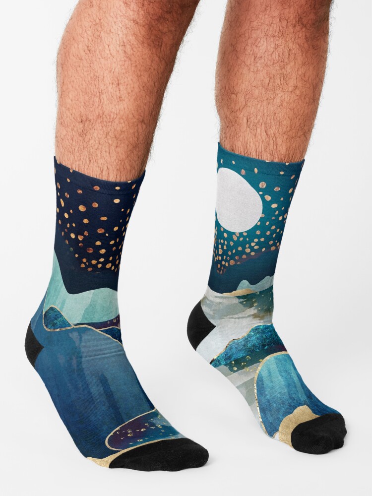 Alternate view of Moon Glow Socks