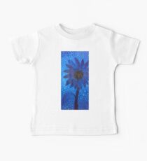 Cool Blue Flower Baby Tee