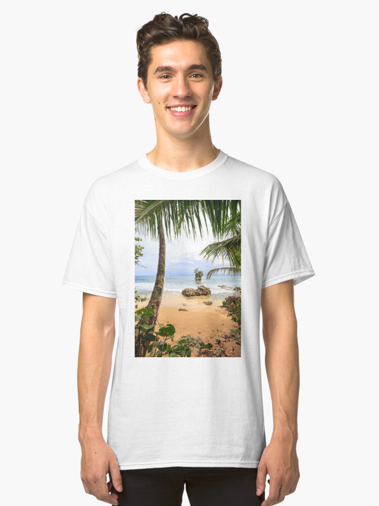 Alternate view of Beach in Manzanillo Costa Rica Classic T-Shirt