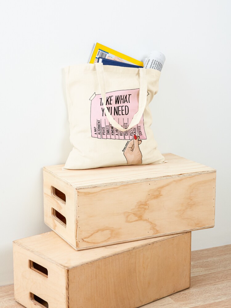 Alternate view of Take what you need by Sasa Elebea Tote Bag