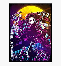 demon slayer retro Photographic Print