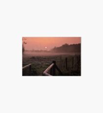 Sunrise Walk Minster Lovell Cotswolds UK Art Board